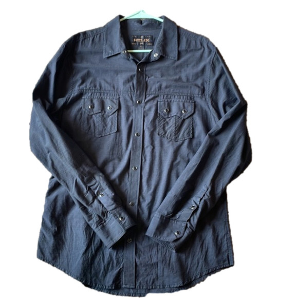 Helix Mens XL Long Sleeve Shirt - Picture 1 of 5